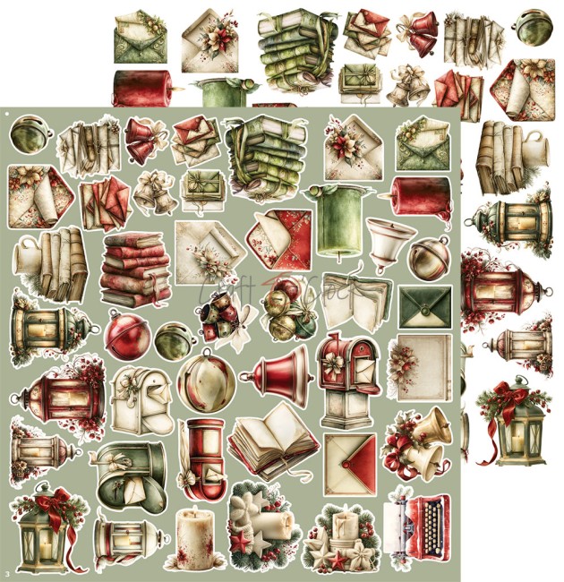 Découpes scrapbooking Spirit of Christmas Mix Craft o Clock - planche 4