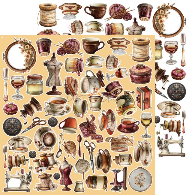 Découpes scrapbooking Shades of Nature Prestige Craft o Clock - planche 3
