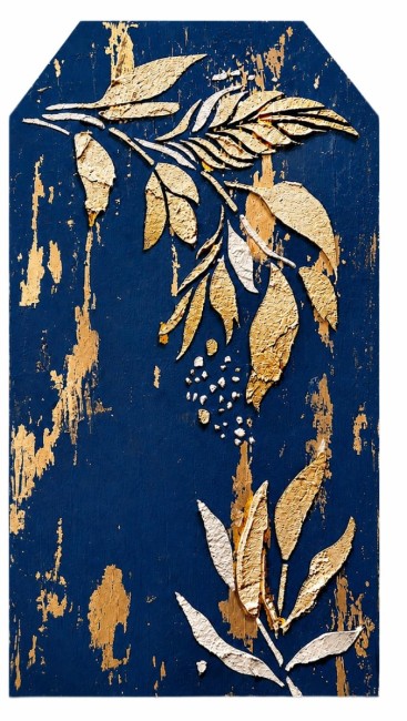 Antique Relief et Bonding Gel Stamperia exemple au pochoir K3P82