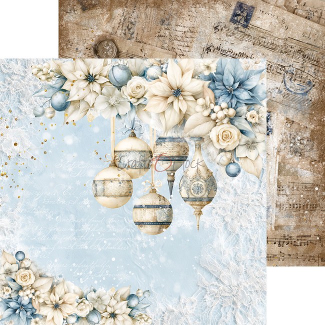Papier scrapbooking Snow Games 20,3x20,3 cm assortiment Craft o Clock - planche 7