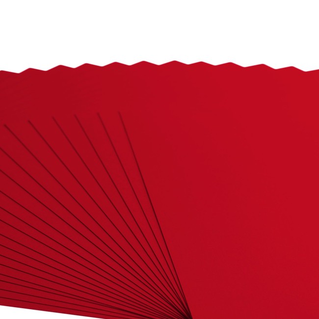 Florence • Cardstock lisse 30x30 Poppy 030 — les 20 feuilles Éventail de feuilles de cardstock lisse Florence 30x30 Poppy 030