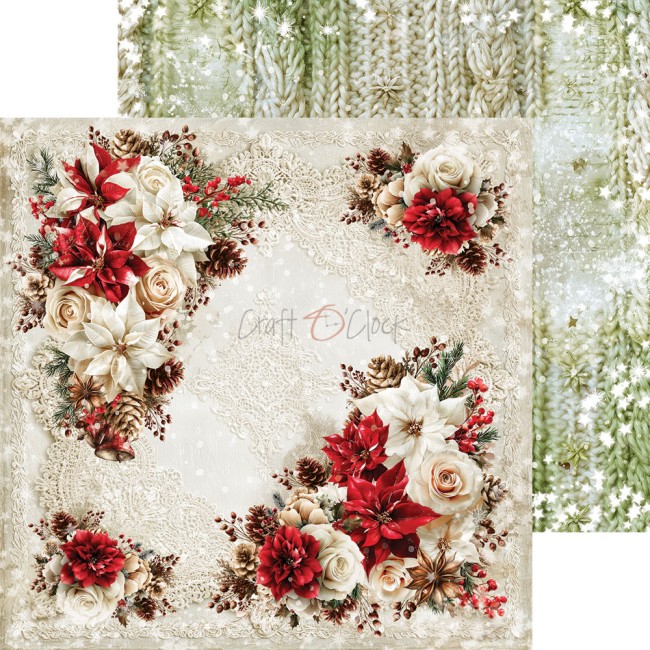 Papier scrapbooking Spirit of Christmas 20,3x20,3 cm Craft o Clock - planche 3