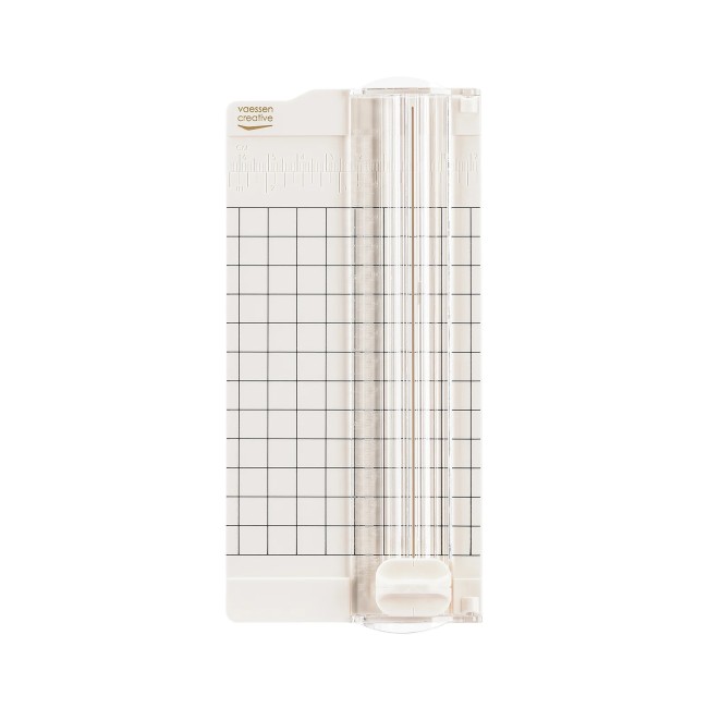 Vaessen Creative • Mini Massicot 15,3x6,5cm Blanc Cassé