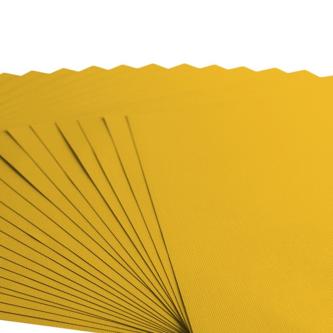 Gros plan sur le grain toilé du cardstock Florence 30x30 Bee 009