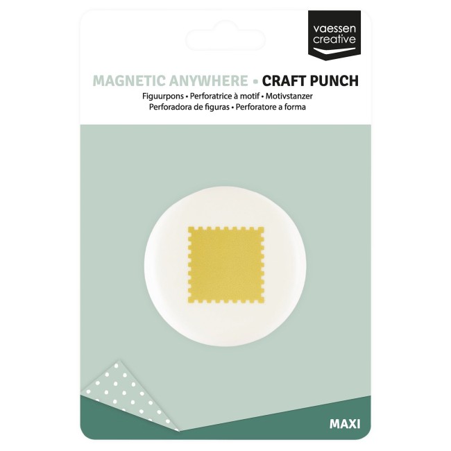 Vaessen Creative Magnetic Anywhere Perforatrice Timbre Carré 2,5x2,5cm 21451-005 vue 4