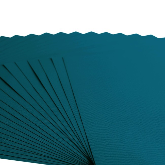 Gros plan sur le grain toilé du cardstock Florence A4 Mountain Lake 062
