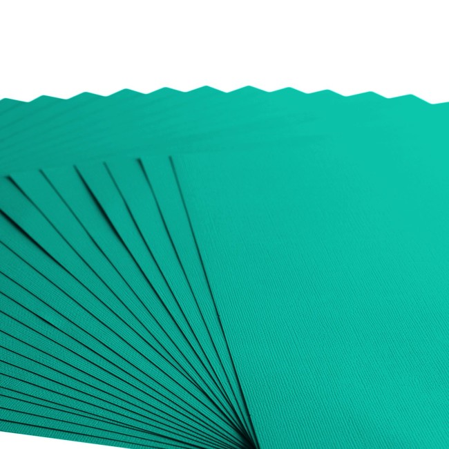 Gros plan sur le grain toilé du cardstock Florence 30x30 Spa 060