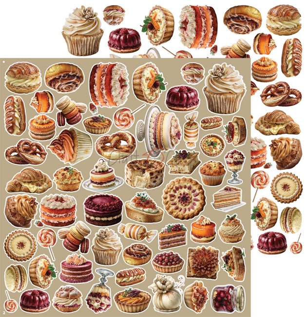 Découpes scrapbooking Shades of Nature Precious Craft o Clock - planche 2