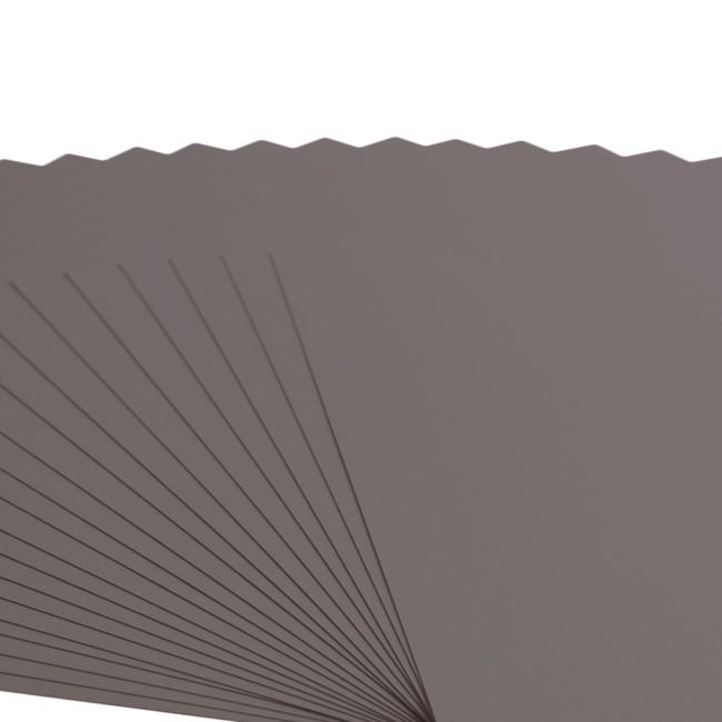 Éventail de feuilles de cardstock lisse Florence 30x30 Concrete 087