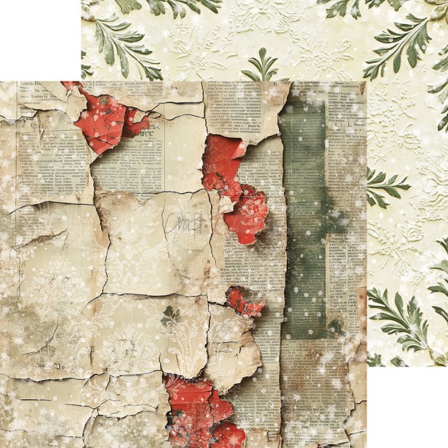 Papier scrapbooking Spirit of Christmas 20,3x20,3 cm basiques Craft o Clock - planche 2