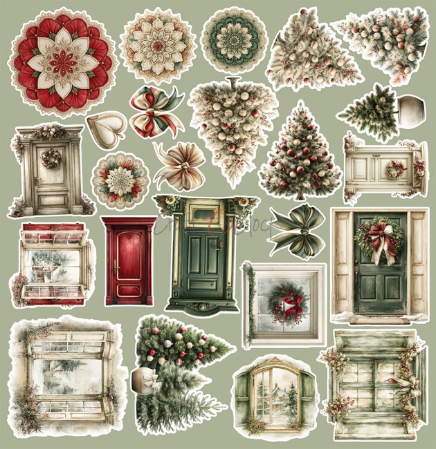 Découpes scrapbooking Spirit of Christmas Craft o Clock - planche 6