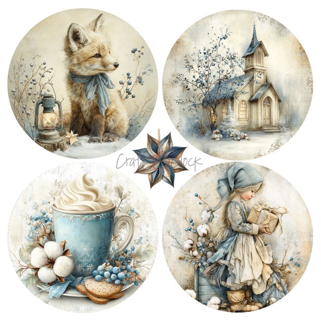Papier scrapbooking Snow Games 15,2x15,2 cm Craft o Clock - planche 8
