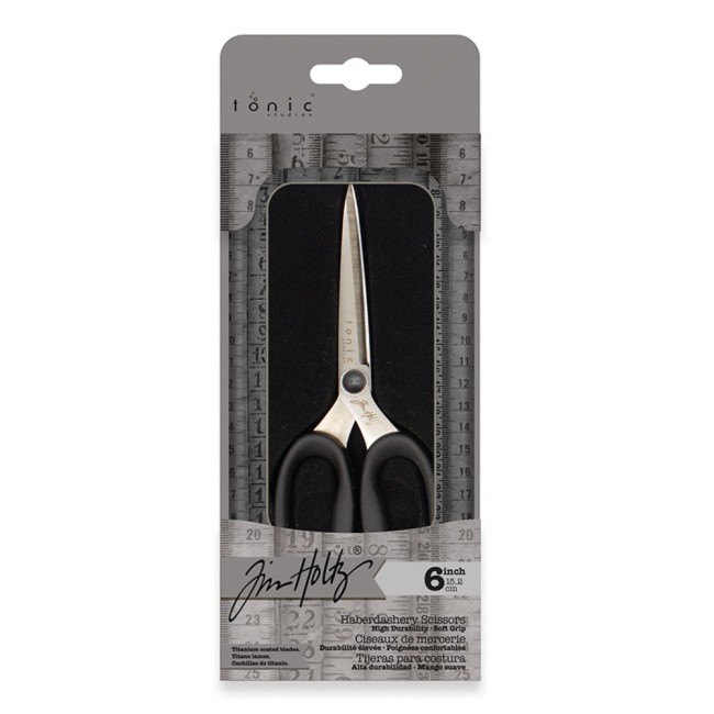 Ciseaux de mercerie Tim Holtz Tonic Studios 15,2 cm lames titane