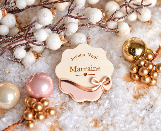 Magnet cadeau original – Maîtresse, Nounou, Marraine, Parrain, BFF, Amie | Déco artisanale