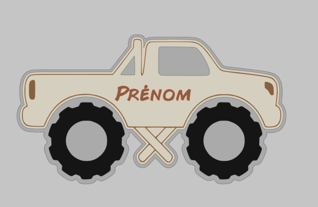 Maquette Munster Truck