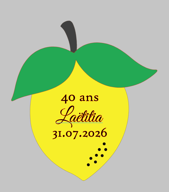 Maquette citron