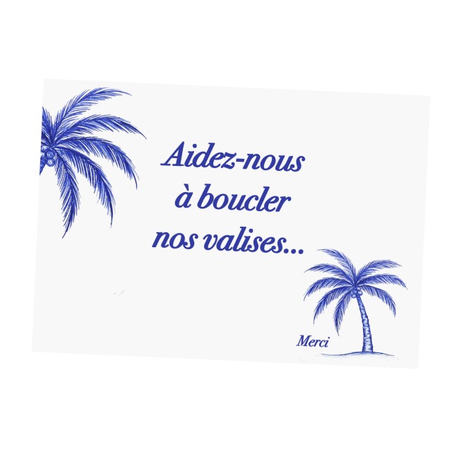 Affiche pour urne de mariage - Affiche pour urne de mariage -