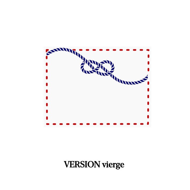 Marque-Places personnalisé thème marin - Motif Noeud Marin - EP4