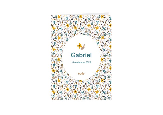 Faire-part de Naissance - Motifs Petites fleurs, liberty - EPD Faire-part de Naissance - Motifs Petites fleurs, liberty - EPD