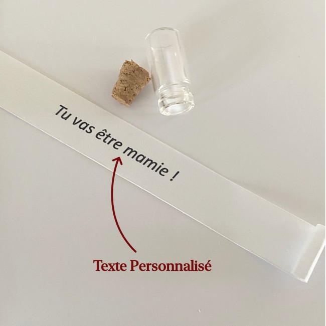Carte message surprise personnalisé - Annonce Grossesse Originale – Carte Fiole Message - EPE Carte message surprise personnalisé - Annonce Grossesse Originale – Carte Fiole Message - EPE
