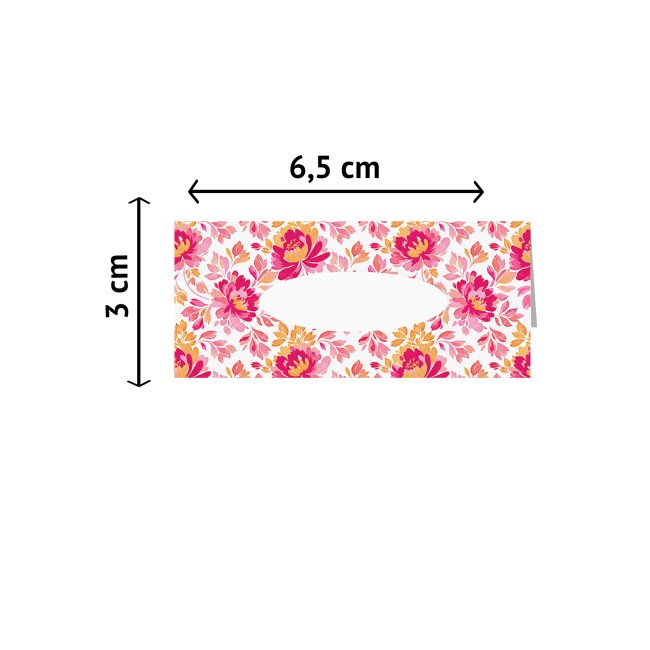 Marque-Place pour Mariage ou anniversaire style Botanique Romantique - Romantic folk - EP7