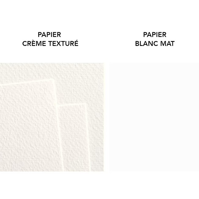 PAPIER BLANC ET TEXTURÉ