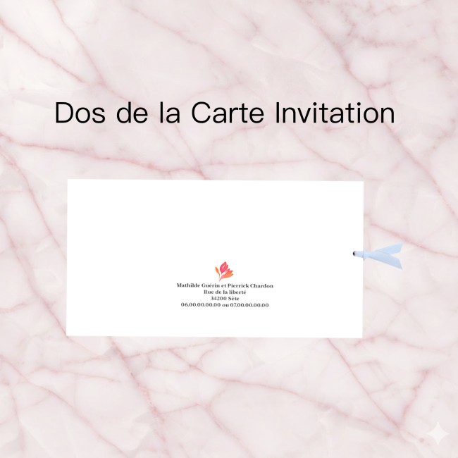 Faire-part, invitation pour mariage style Folk art, Romantic folk _ EP4