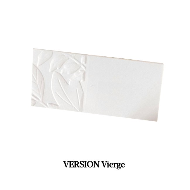 Marque-place mariage Floral en relief 3D – Décoration de table élégante et texturée - EP10