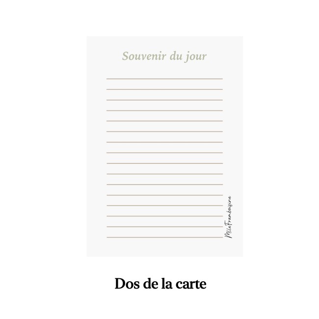 Cartes Etapes bébé - Souvenir photo - 1ère année ou 1ère fois de bébé - Motif petits renards - EP8
