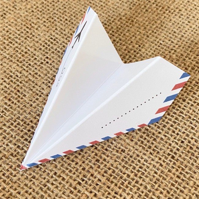 Marque-Places origami Avion - Mariage ou anniversaire - EPG Marque-Places origami Avion - Mariage ou anniversaire - EPG