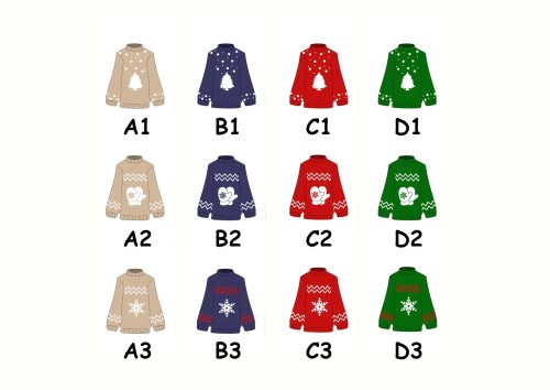 Affiche Famille personnalisée - Décoration de Noël personnalisée - Pulls de Noel - Ep3 Affiche Famille personnalisée - Décoration de Noël personnalisée - Pulls de Noel - Ep3