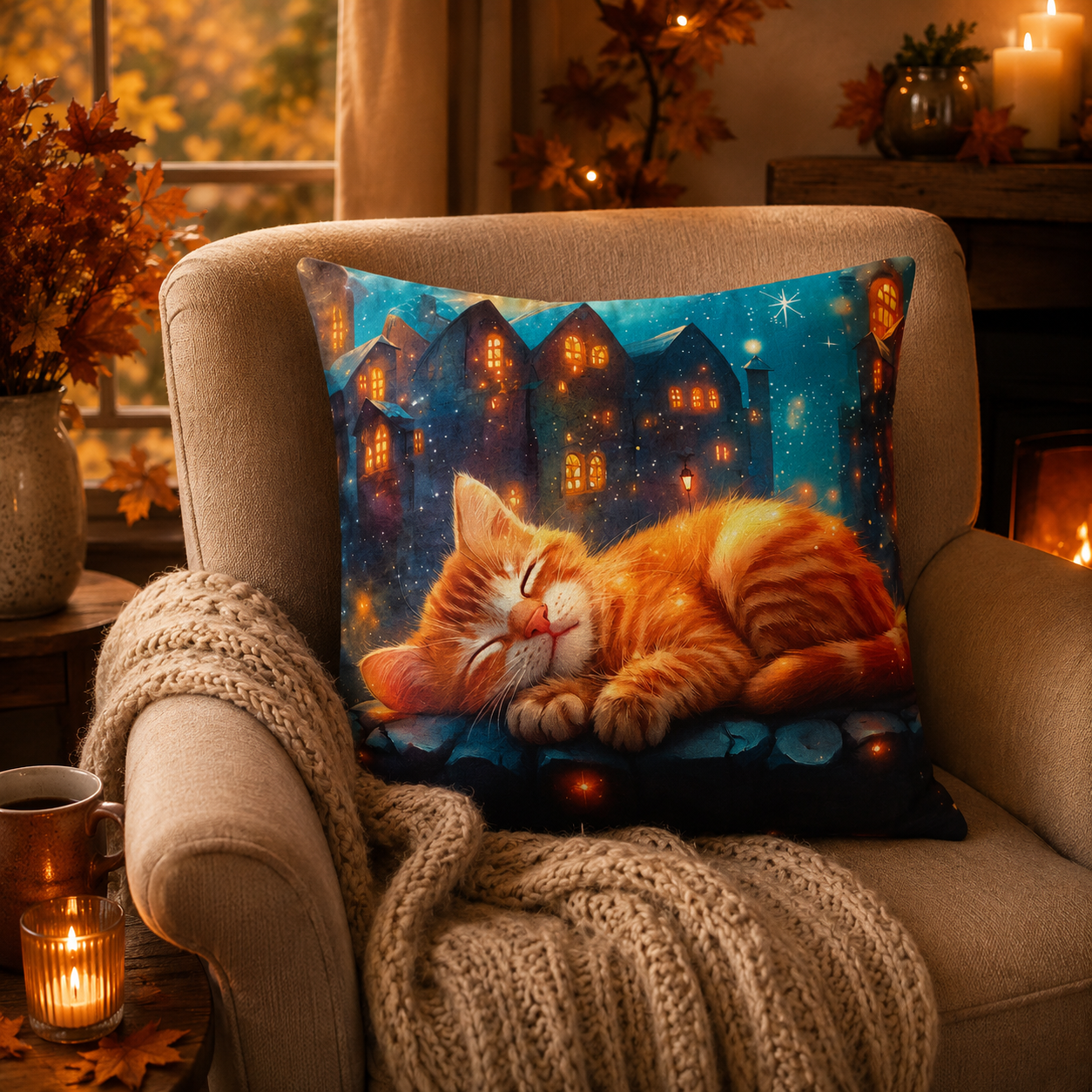 Housses de coussin décoratives aux motifs animaux et passions