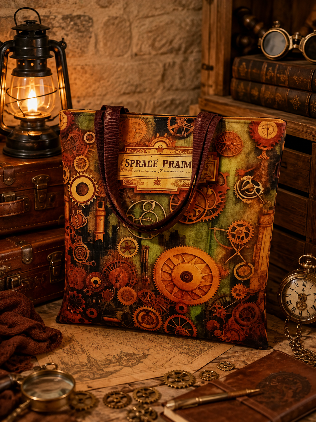 Collection de créations faites main aux motifs fantastiques, steampunk et gothiques