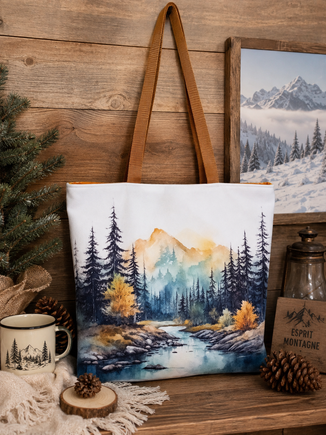 Collection de sacs fait main, tote bags et cabas aux motifs originaux