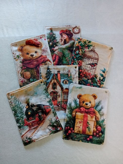 Essuie-tout lavable en éponge bambou et tissu imprimé, modèle original et unique fait main de fabrication française.