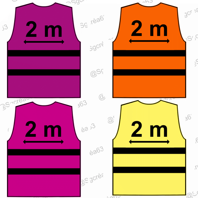Gilet de sécurité Fluo 