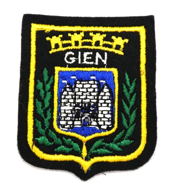 Ecusson collection brodé ville Gien