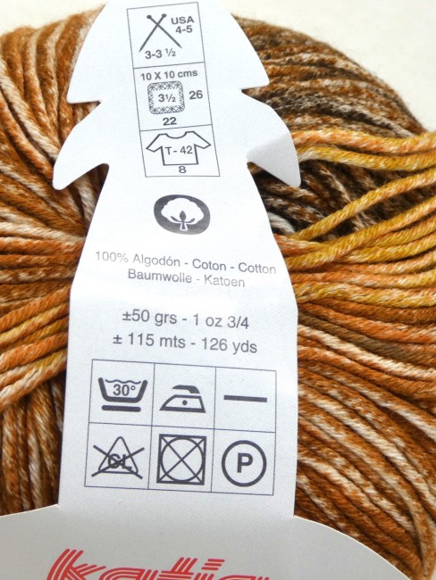 Coton Katia dégradé sun C 117