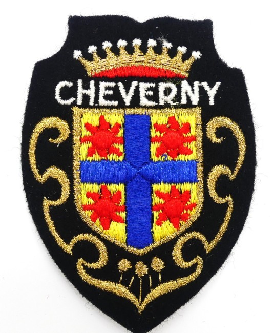 P1240709 Ecusson brodé ville Cheverny