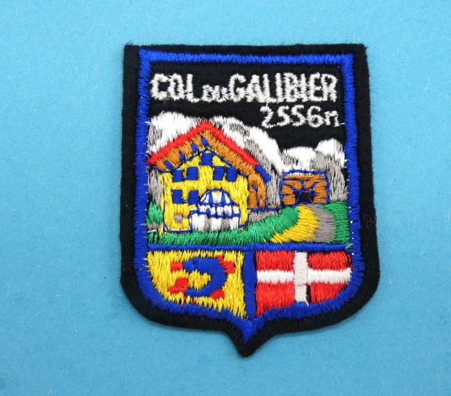 Ecusson brodé ville monatgne Col du Galibier