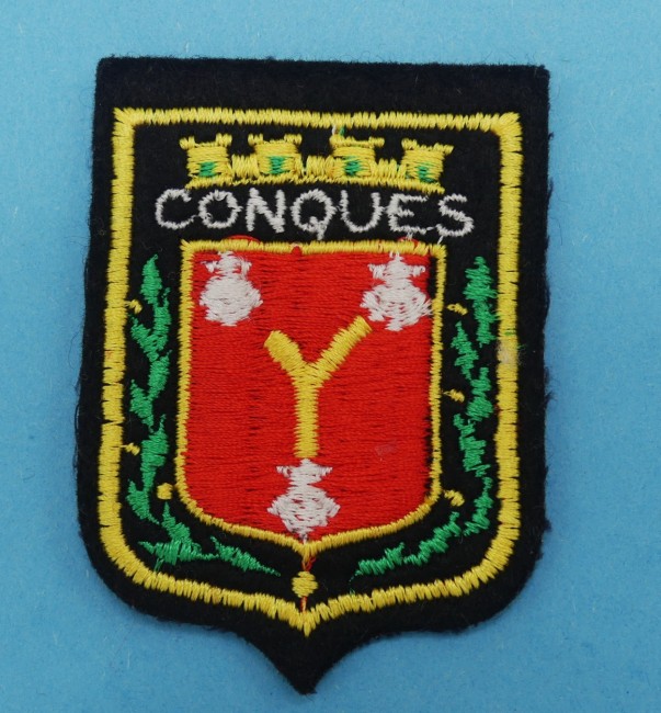 Ecusson brodé ville Conques