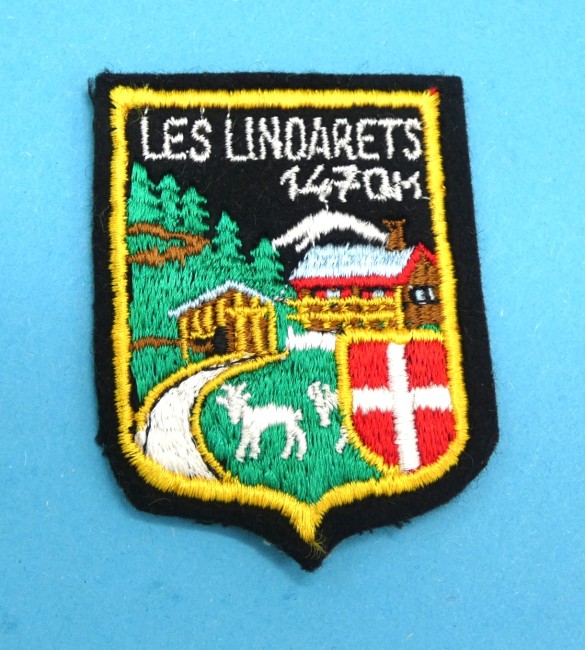 Ecusson brodé Les Lindarets 1470 M