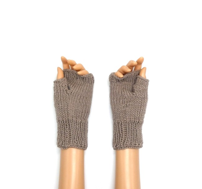 TU  Mitaine femme Katia Merino sport beige / marron clair  C 403 