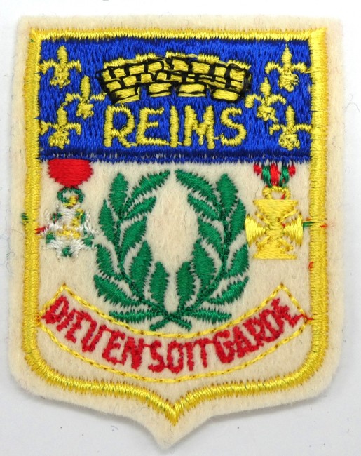 Ecusson brodé ville REIMS