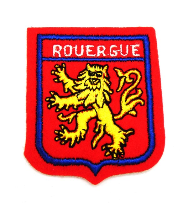 Ecusson brodé ville ROUERGUE
