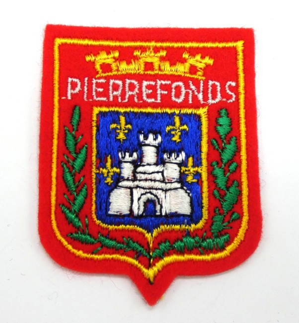 Ecusson brodé ville Pierrefonds