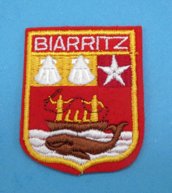 Ecusson brodé ville Biarritz