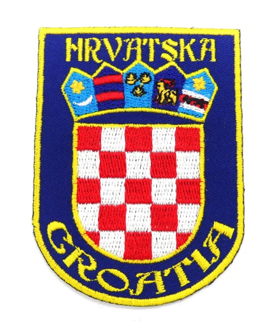 P1260051 Patch thermocollant pays CROATIA HRVATSKA