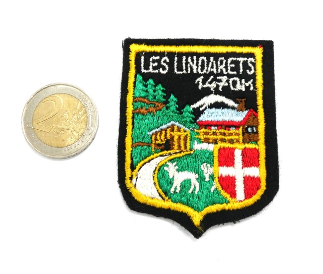 Ecusson brodé Les Lindarets 1470 M