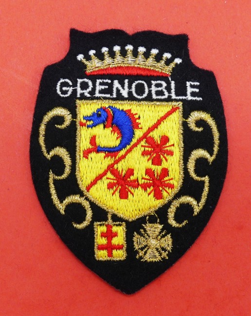 Ecusson brodé ville Grenoble 